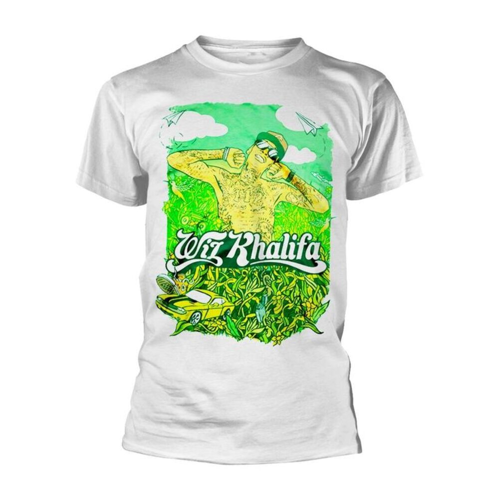 Wiz Khalifa Unisex Adult Waken Baken T-Shirt / White